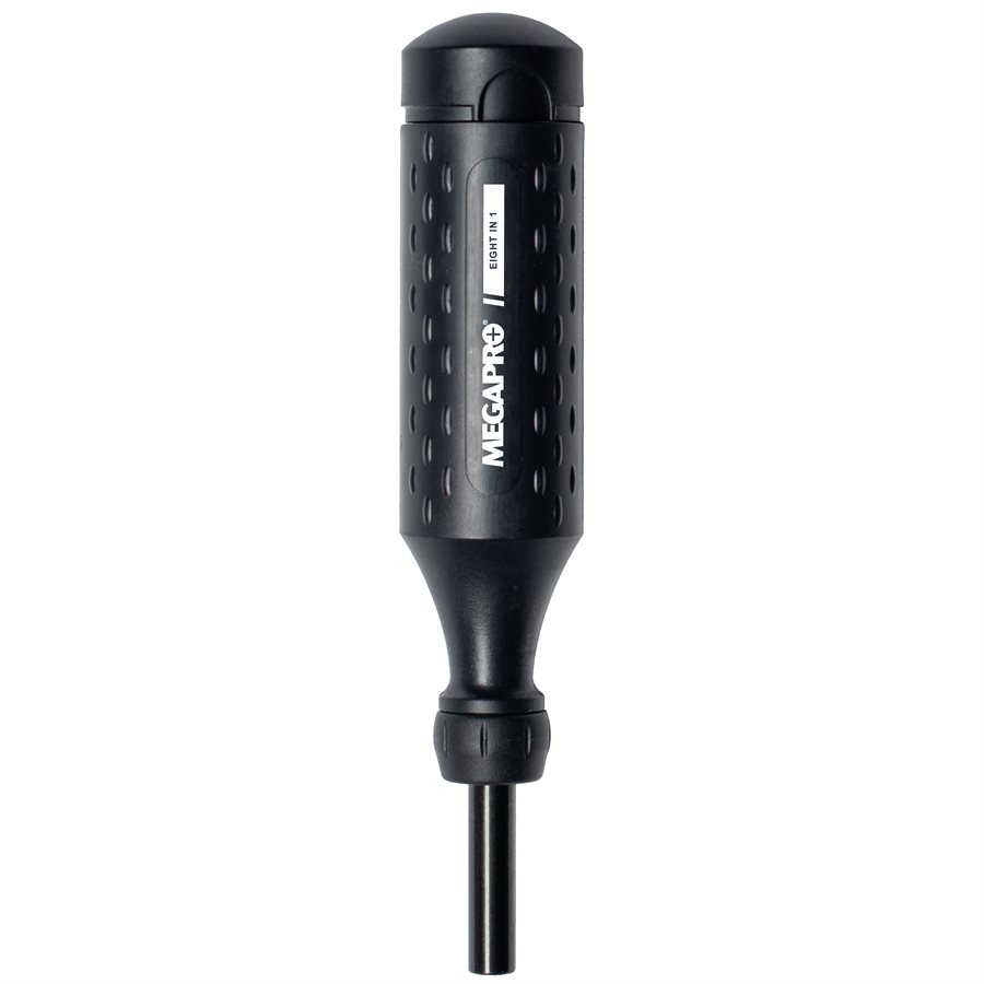 MegaPro Screwdriver Original 8-in-1 Multi Bit Black