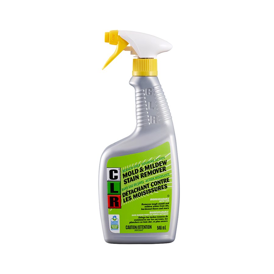 CLR Mold & Mildew Foaming Stain Remover Spray, Bleach-Free Cleaner