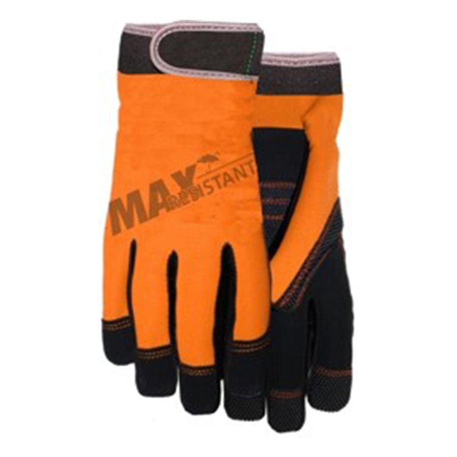 MAX Grip Hi-Vis Orange Gripping Gloves by Midwest Quality Gloves