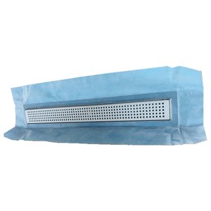 Drain De Douche Imperméable Linéaire Grille Carrée Avec Bride 48po x D po x H po Acier Inoxidable