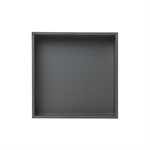 Niche De Douche En Inox 12 x 3.94 x 12po Noir Mat