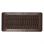 Floor Register Plastic 4 x 10in Brown