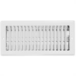 Ceiling Register Steel 3 x 10in White