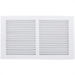 Grille De Retour D'air En Acier 8po x 14po Blanc