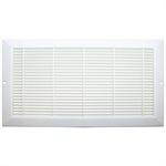 Grille Murale En Plastique 6po x 14po Blanc