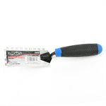 Trowel Margin 5in x 2in (¼in x ¼in SQ Notch) Blue Handle