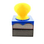 Hand Sanding Board 2 Sponges Kit 4inx3inx1in (80 & 120 Grain Size)