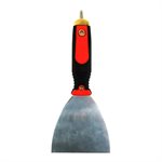 Putty Knife 4in Pro Flex SS Rubber Handle