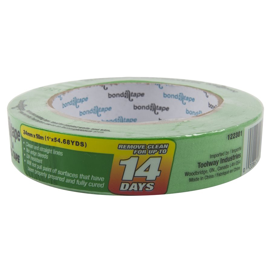 Painters Tape 24mm X 50m Green   122301 1 Z 