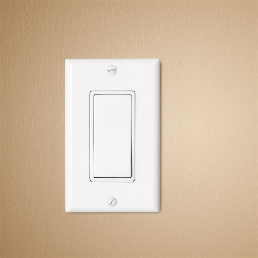 Decora Switch Single Pole 15amp White