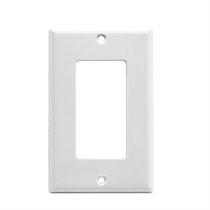 Decora Wall Plate 1-Gang White