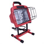 Projecteur de Travail Portable 700W Halogène 5pi Rouge