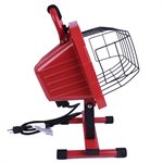 Projecteur de Travail Portable 700W Halogène 5pi Rouge