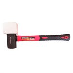 Rubber Mallet-Sledge Hammer w / Fiberglass Handle 3lb White