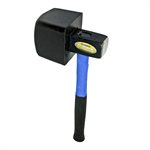 Rubber Mallet-Sledge Hammer w / Fiberglass Handle 2lb Black