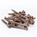 500PK Deck Screws Brown Ceramic #8 x 2in