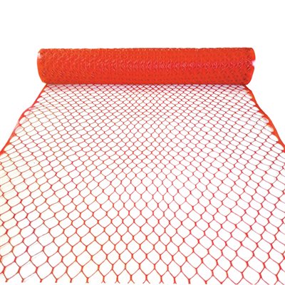 Warning Barrier Fence X-HD Diamond Mesh 4ft x 50ft Orange