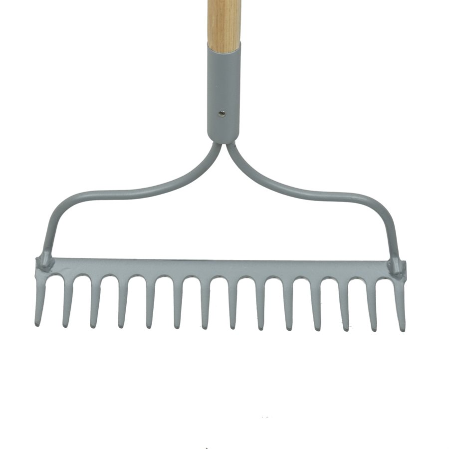 Bow Rake 14T w / Wood handle