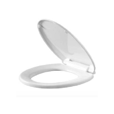 Toilet Seat Round with Cover White