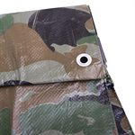 Tarpaulin 6ft x 8ft Camouflage