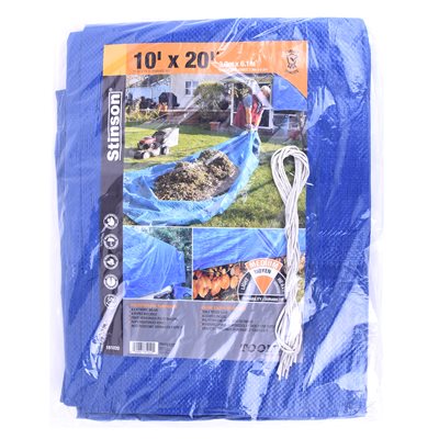 Tarpaulin 10ft x 20ft Blue