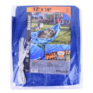 Tarpaulin 12ft x 16ft Blue