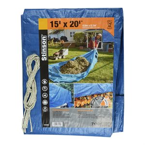 Tarpaulin 15ft x 20ft Blue