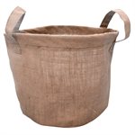 3PK Burlap Planter Bags With Liner & Handles 2 gal. Natural