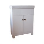 Vanité Blanche Lacquée En Mdf Avec Lavabo 24po