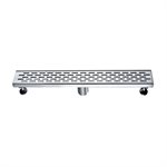 Drain De Douche Linéaire Grille Gril 2po 36po x 3po x 3 1 / 8po