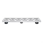 Eco Linear Shower Drain Grill Grid 24in x 3in x 3-1 / 8in Brushed SS