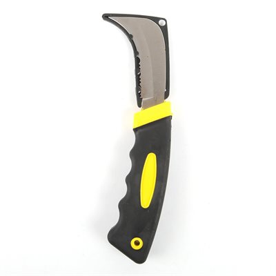 Linoleum Knife With Ergonomic Grip Black / Yellow