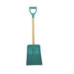 Car Snow Shovel 10in Teal Poly Blade Ashwood D-Grip 37"