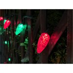 Guirlande Lumineuse LED C9 Tourbillon 30 Rouge / Vert 19.3pi