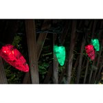 Guirlande Lumineuse LED C9 Tourbillon 30 Rouge / Vert 19.3pi