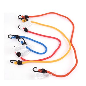 18PK Tie Down Bungee Stretch Cord in Tube Assorted