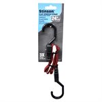 Tie Down Flat Stretch Cord 3 / 4in x 24in Red