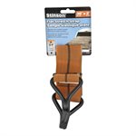 Tie Down Flat Stretch Strap with J-Hooks 2in x 36in Orange