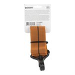 Tie Down Flat Stretch Strap with J-Hooks 2in x 36in Orange