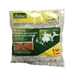 200 cales de carrelage flexibles de 1 / 4po (6mm)