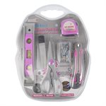 6PC Home Repair Hand Tool Pink Set