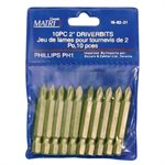 Driver Bit PH #1 -2in 10PC