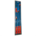 4PC Pry Bar With Grip Handle Set