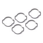 5PC Brides D'Oreille 3 / 8po Od