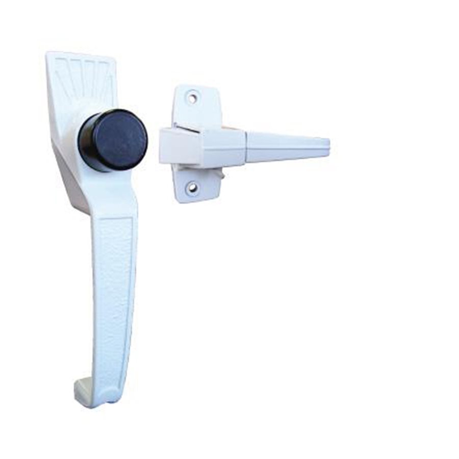 Classic Push Button Latch Set White Sk910W