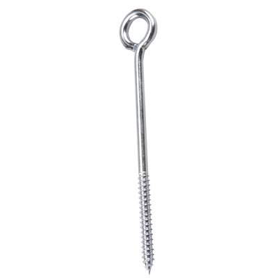 10Pk Eye Bolt W / Lag Thread 3 / 8 X 8in