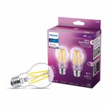 2PQ Ultra Definition Ampoules DEL Claires A19 60W E26 Blanc Brillant Gradable