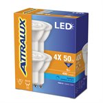 4PK Bulb PAR16 LED Dimmable GU10 Base 6W Daylight