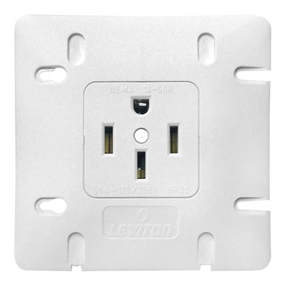 Range Receptacle 50A - 125 / 250V White