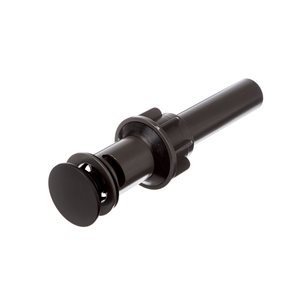 Pushdown Drain Assembly; Matte Black